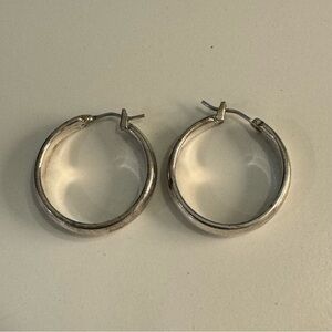 Silver Hoop Earrings